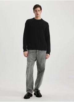 DeFacto Oversized Fit Crew Neck Knit Sweater  - Image 5