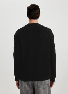DeFacto Oversized Fit Crew Neck Knit Sweater  - Image 2