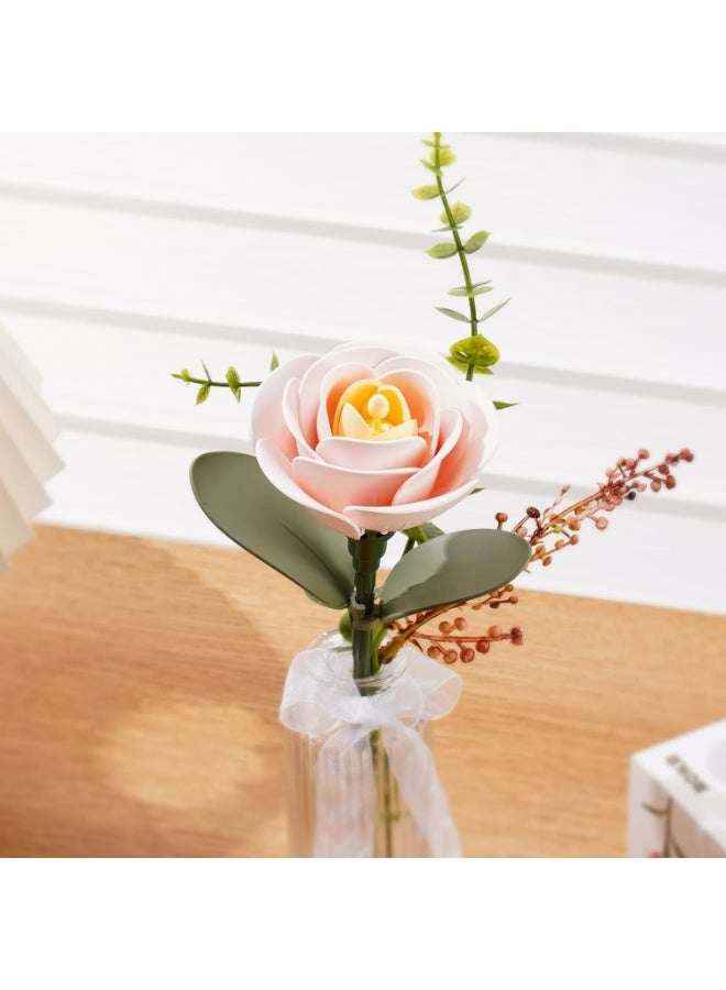 ROBOTIME ROKR Floral Art Series - Single Flower - Light Pink Camellia - Image 5