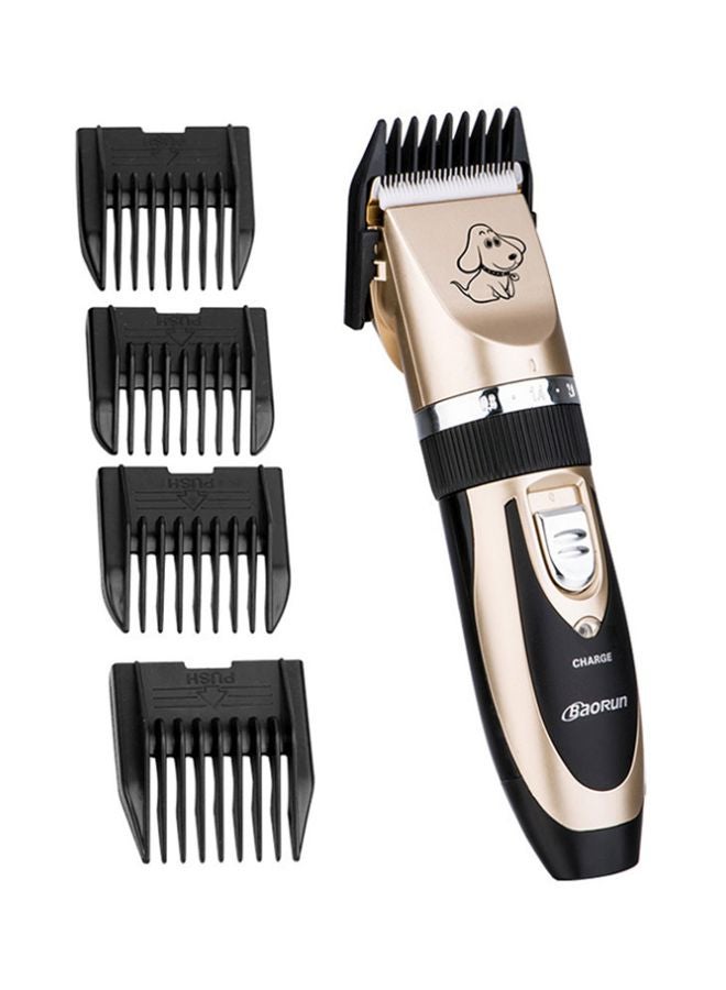 NIBEMINENT Professional Pet Hair Clipper Set Black/Gold 650grams - Image 2