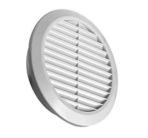 OICOTA Circle Cowl Air Vent Grille Cover Ducting, White, 6 Inch (Round Vent) - Image 3