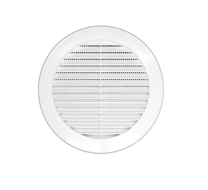 OICOTA Circle Cowl Air Vent Grille Cover Ducting, White, 6 Inch (Round Vent) - Image 1