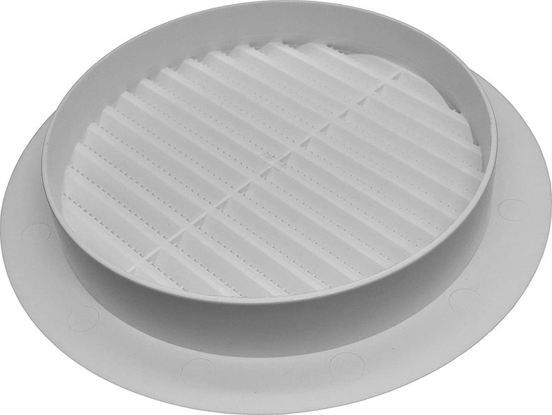 OICOTA Circle Cowl Air Vent Grille Cover Ducting, White, 6 Inch (Round Vent) - Image 4