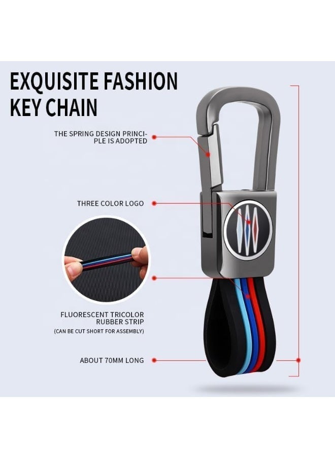 UShop U-Shop Car Key Remote Cover ✔, Slim with a soft silicone metal body, provides complete protection with a key holder - Image 4