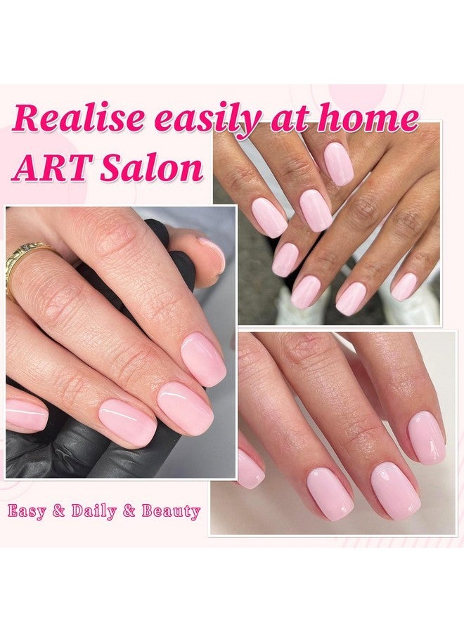 لايفيكس تول 240 قطعة من أظافر الضغط المربعة، أظافر صناعية قصيرة مع غراء وعلامات لاصقة، أظافر أكريليك وردية فاتحة، أظافر الضغط، أطراف أظافر مربعة صغيرة، أظافر صناعية، أظافر صناعية - Image 4