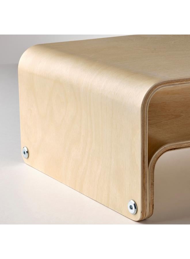 زبون حامل كمبيوتر محمول/شاشة، خشب البتولا، 52×26 سم - Image 5