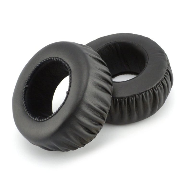 Comfortable PU Leather Replacement Ear Pads For Enhanced Bass Headphones Black - Image 2