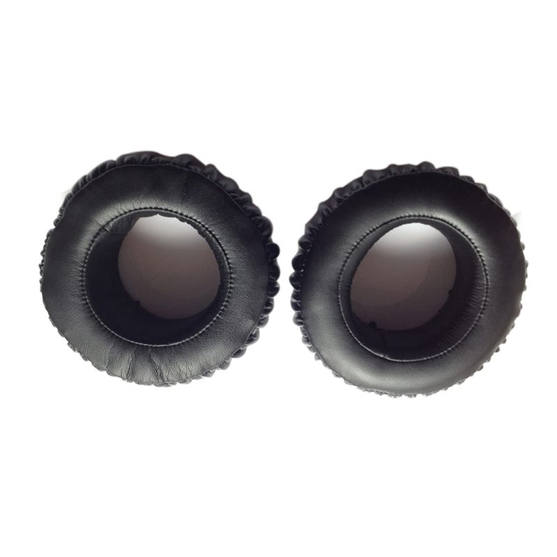 Comfortable PU Leather Replacement Ear Pads For Enhanced Bass Headphones Black - Image 3