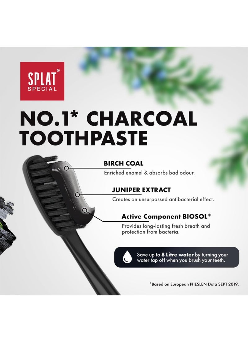SPLAT Special Blackwood Charcoal Natural Toothpaste Powerful Whitening - Image 4