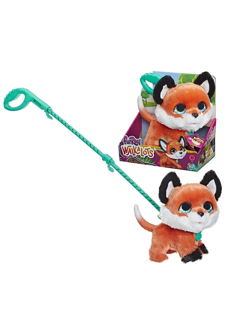 Fur Real FurReal Walkalots Big Wags Fox Interactive Plush Toy | Electronic Pet with Leash for Kids | Fun Walking Toy for Ages 3+ | Cuddly Companion for Children | Pet Toy for Role Play and Activity  - Image 1
