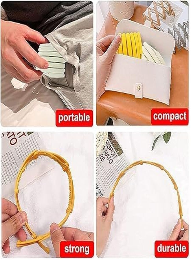 HIMJA 1 PIECE FOLDABLE HB Foldable Headbands forWomen Hair Bands for Women's Hair Thick Non Slip Women Headbands Travel Make Up Women Collapsible Head Band Hair Hoop Hair Accessory - Image 4