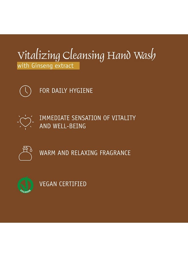 Prija Vitalizing Cleansing Hand Wash With Ginseng (12.84 Fl Oz) Invigorating And Revitalizing Vegan Friendly Dermatologically Tested Made With 100% Recycled Bottle - Image 4