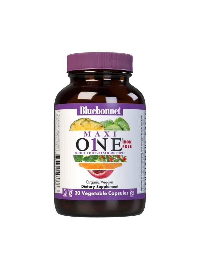 Bluebonnet Nutrition Maxi One Whole Food Multiple, Enzymes, Energy, Vitality, Gluten, Kosher, Soy & Dairy-Free, Vegetarian Friendly, Non-GMO, 30 Count - Image 1