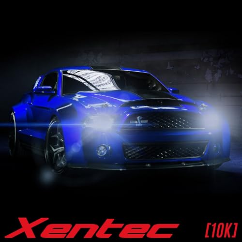 Xentec H13 (9008) Hi/Lo 10000K HID Xenon Bulb bundle with 35W Standard Digital Ballast (Ocean Blue, high beam halogen) - Image 5