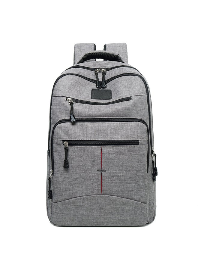 Oxford Laptop Backpack Grey - Image 1