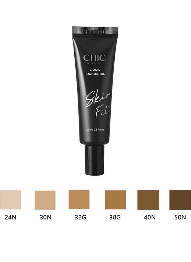Chic Skin fit liquid foundation 30N 20ml 