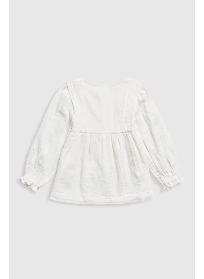 مذركير Gauze Embroidered Blouse