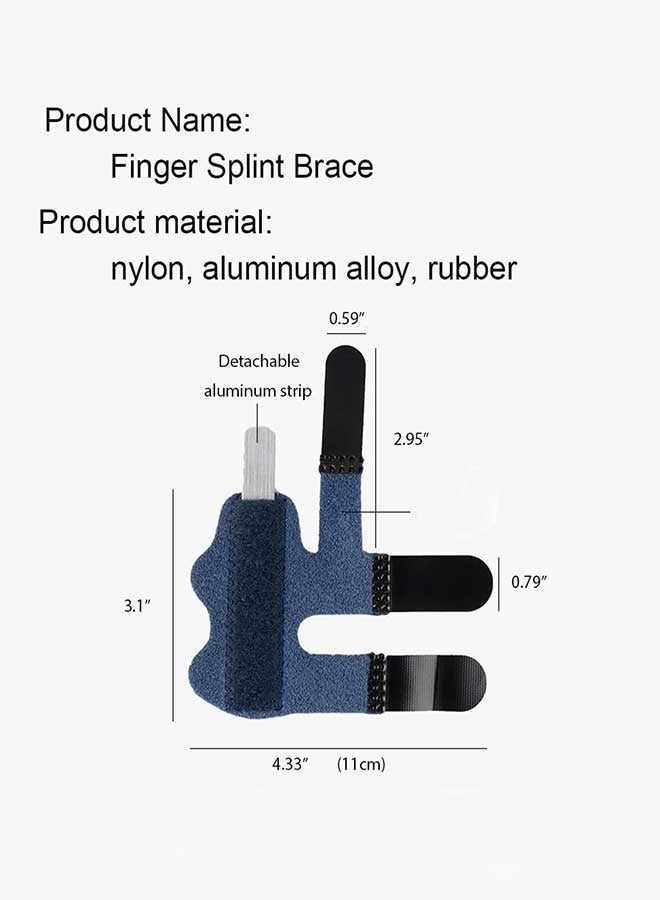 RAWAID Finger Splint,Trigger Finger Brace for Broken Protector and Straightening Arthritis Relief,2 Pcs Finger Support Brace Fits Index, Middle, & Ring Finger Pain - Image 2