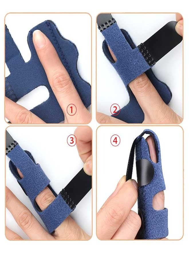 RAWAID Finger Splint,Trigger Finger Brace for Broken Protector and Straightening Arthritis Relief,2 Pcs Finger Support Brace Fits Index, Middle, & Ring Finger Pain - Image 4
