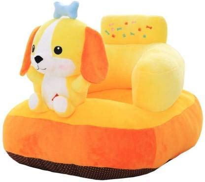 AVSHUB Soft Plush Baby Sofa Chair for 0 to 3 Years Sofa Seat Or Rocking Chair for Kids and Toddlers Sitting Cushion Chair for Birthday Gift & Room Decoration (DG Yellow) - Image 1