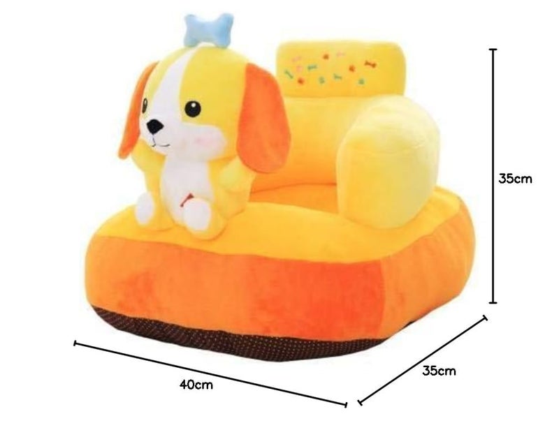AVSHUB Soft Plush Baby Sofa Chair for 0 to 3 Years Sofa Seat Or Rocking Chair for Kids and Toddlers Sitting Cushion Chair for Birthday Gift & Room Decoration (DG Yellow) - Image 3