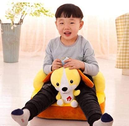AVSHUB Soft Plush Baby Sofa Chair for 0 to 3 Years Sofa Seat Or Rocking Chair for Kids and Toddlers Sitting Cushion Chair for Birthday Gift & Room Decoration (DG Yellow) - Image 2