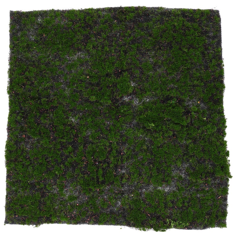 سجادة الطحالب الاصطناعية 30 × 30 سم للديكور الداخلي والخارجي والحرف اليدوية وحدائق الجنيات - Image 2