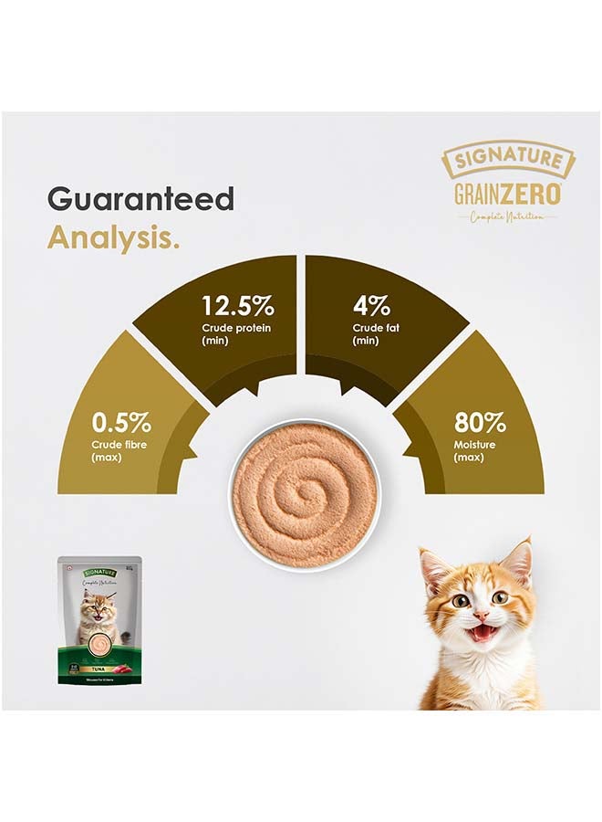 Grain Zero Signature Grain zero  Kitten Tuna Wet Gravy, 6 x 80g (480g) - Image 5