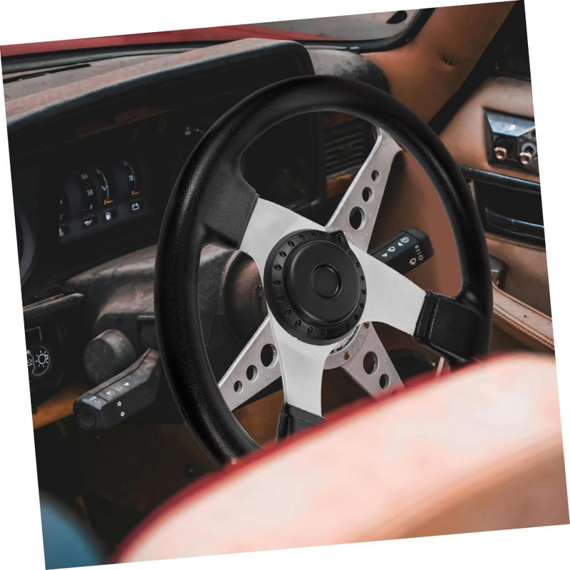 Go Accessories Modified Racing Steering Wheel Replacement for ATV Comfort Grip Black - Image 4