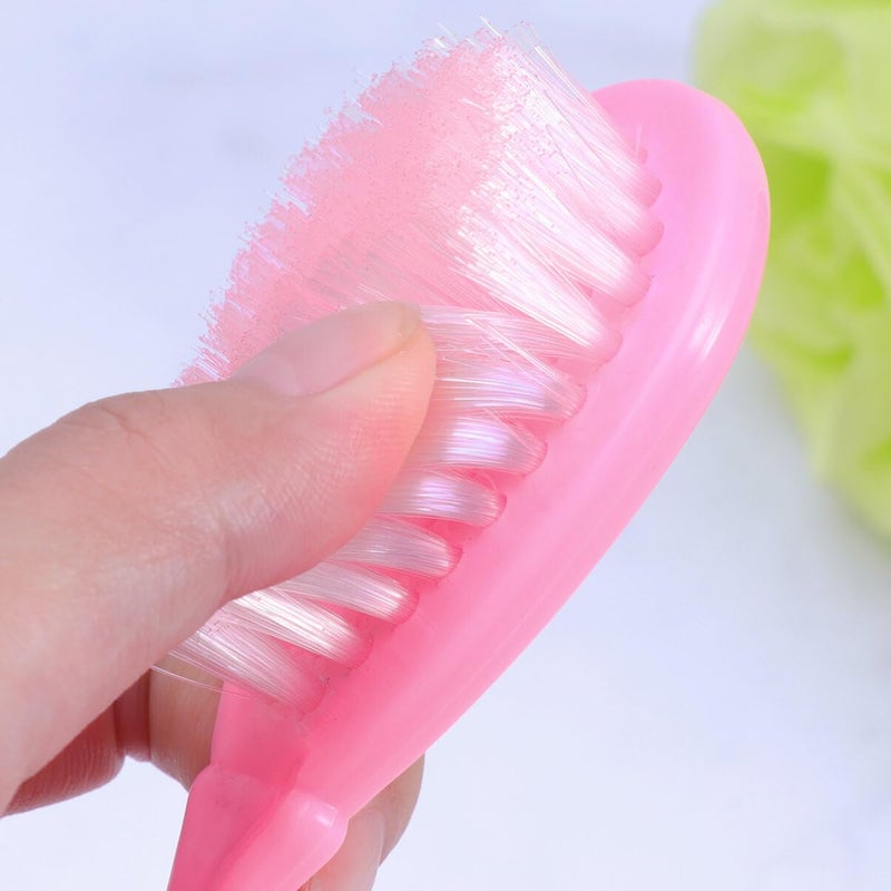 HEALLILY Baby Comb and Brush Set for Newborns and Toddlers Anti-Static Pink Hair Washing Comb with Rounded Teeth Gentle Scalp Massage and Hair Grooming Tool 4.7 X 1.8 X 1 Inches - Image 2