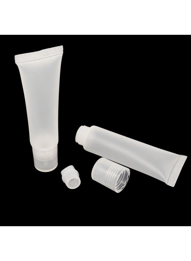 HONBAY 10Pcs 15Ml Refillable Clear Empty Lip Gloss Balm Containers Soft Empty Tubes - Image 2