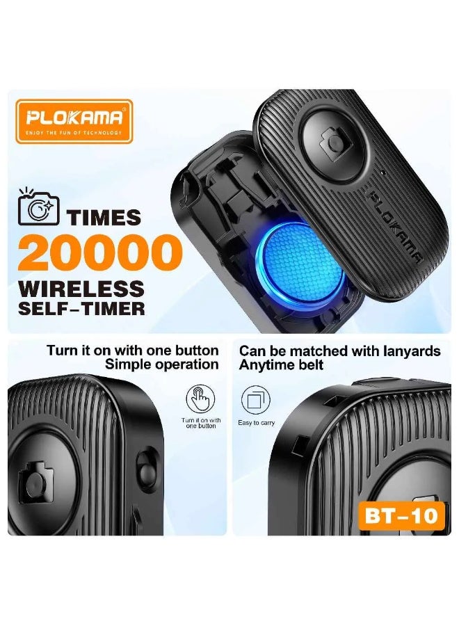 PLOKAMA BT10 Bluetooth Selfie Remote Shutter For Smartphone - Image 3