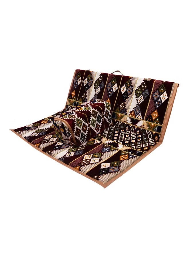 كادي ون جلسة أرضية للتخييم و الرحلات مع مسند ظهر قابل للطي  و التعديل 120x5x45سم - Image 3