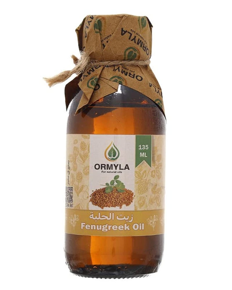 Ormyla Raw Virgin Fenugreek Seed Oil for Hair, Skin and Body, 135 ml