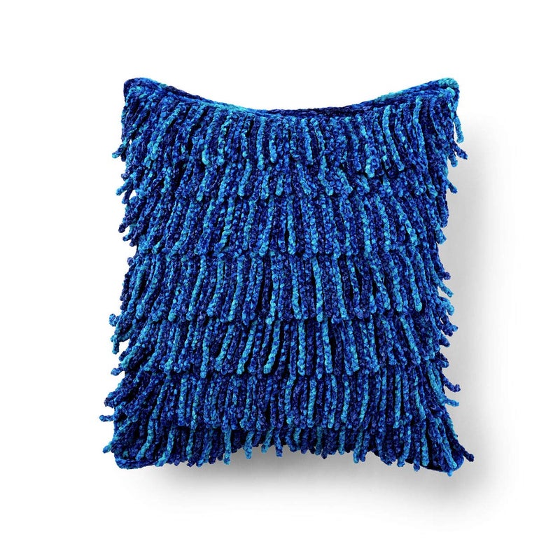 Bernat Crushed Velvet Yarn, Blue Brilliance - Image 3