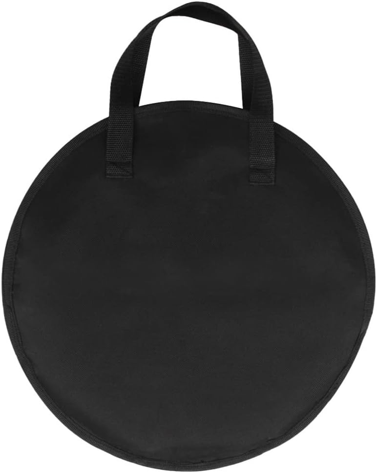 comfrt Dumb Drum Bag Rust-Proof Oxford Cloth Dumb Drum Practice Pad Bag Percussion Instruments Accessories Black 12 Inches - Image 1