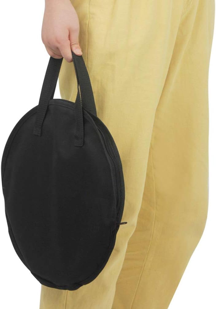 comfrt Dumb Drum Bag Rust-Proof Oxford Cloth Dumb Drum Practice Pad Bag Percussion Instruments Accessories Black 12 Inches - Image 3