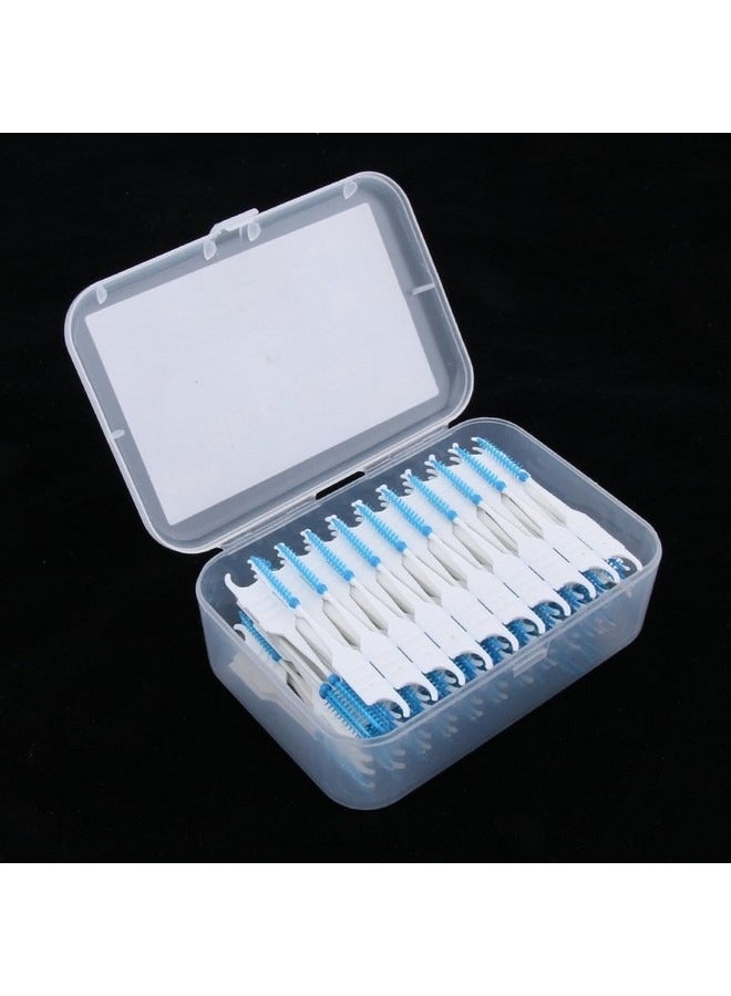 Beauenty 200Pcs Toothpick Dental Floss with Storage Box, Teeth Cleaning, Dental Flossers No-Shred & No-Break Use, Smooth and Thin Floss for Clean Teeth and Gums - Image 3