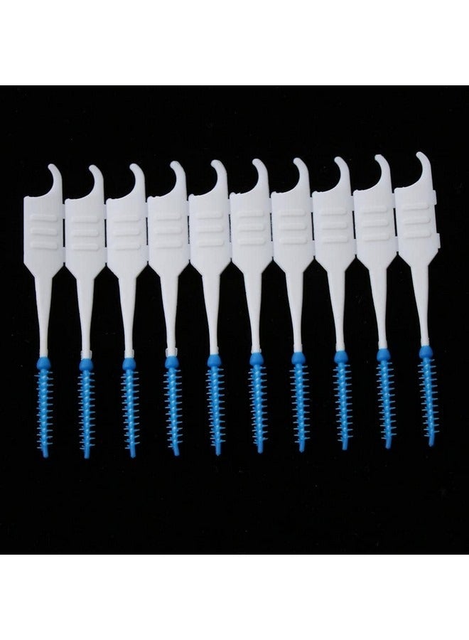 Beauenty 200Pcs Toothpick Dental Floss with Storage Box, Teeth Cleaning, Dental Flossers No-Shred & No-Break Use, Smooth and Thin Floss for Clean Teeth and Gums - Image 5