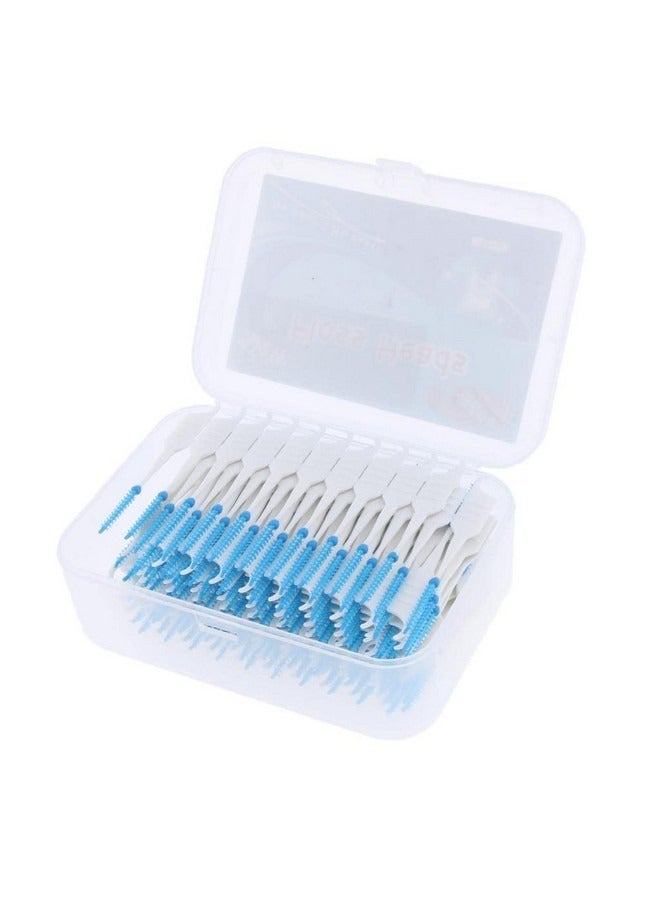 Beauenty 200Pcs Toothpick Dental Floss with Storage Box, Teeth Cleaning, Dental Flossers No-Shred & No-Break Use, Smooth and Thin Floss for Clean Teeth and Gums - Image 2