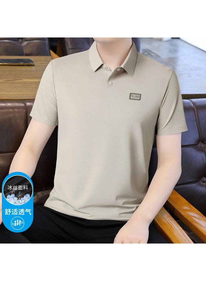 FOLUNSI summer Men's Polo Shirt - Lightweight, Comfortable, Business Casual Versatile Collared T-shirt For Men - Image 2