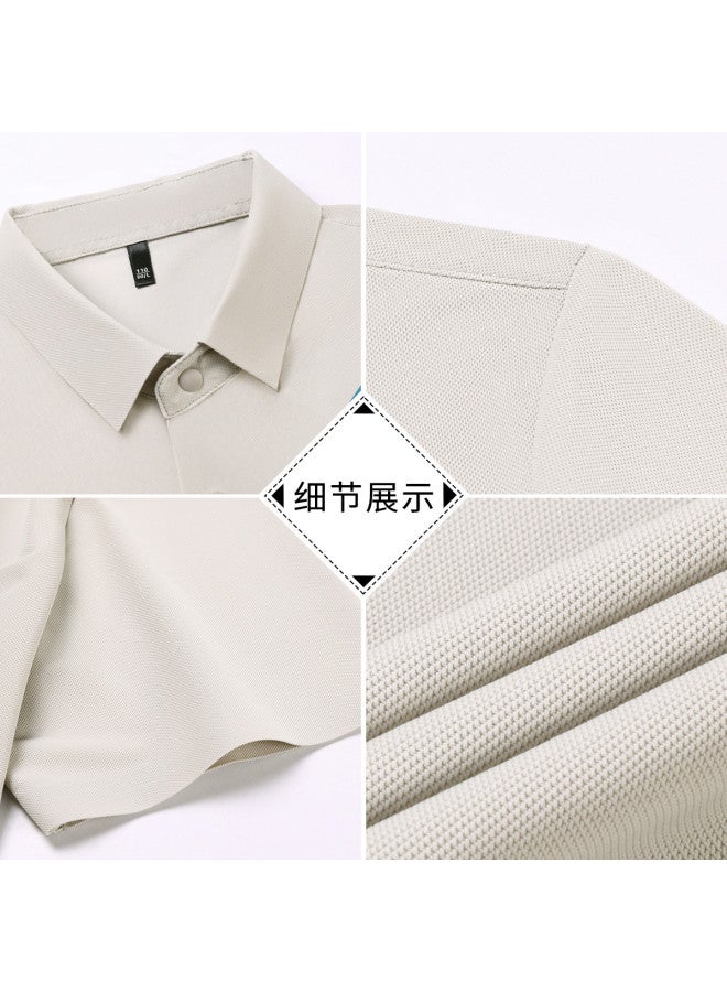 FOLUNSI summer Men's Polo Shirt - Lightweight, Comfortable, Business Casual Versatile Collared T-shirt For Men - Image 4