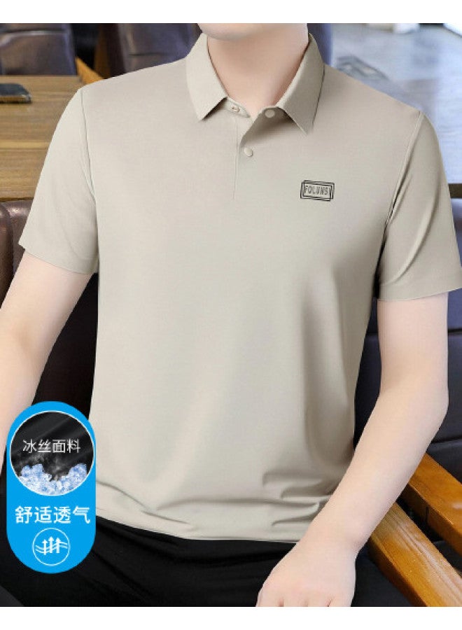 FOLUNSI summer Men's Polo Shirt - Lightweight, Comfortable, Business Casual Versatile Collared T-shirt For Men - Image 1