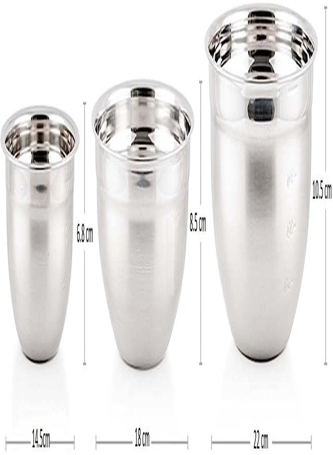 appeasy Stainless Steel Serving and Mixing Bowl Set of 3 Pcs Without Lid (500ml/1000ml/2000ml). - Image 5