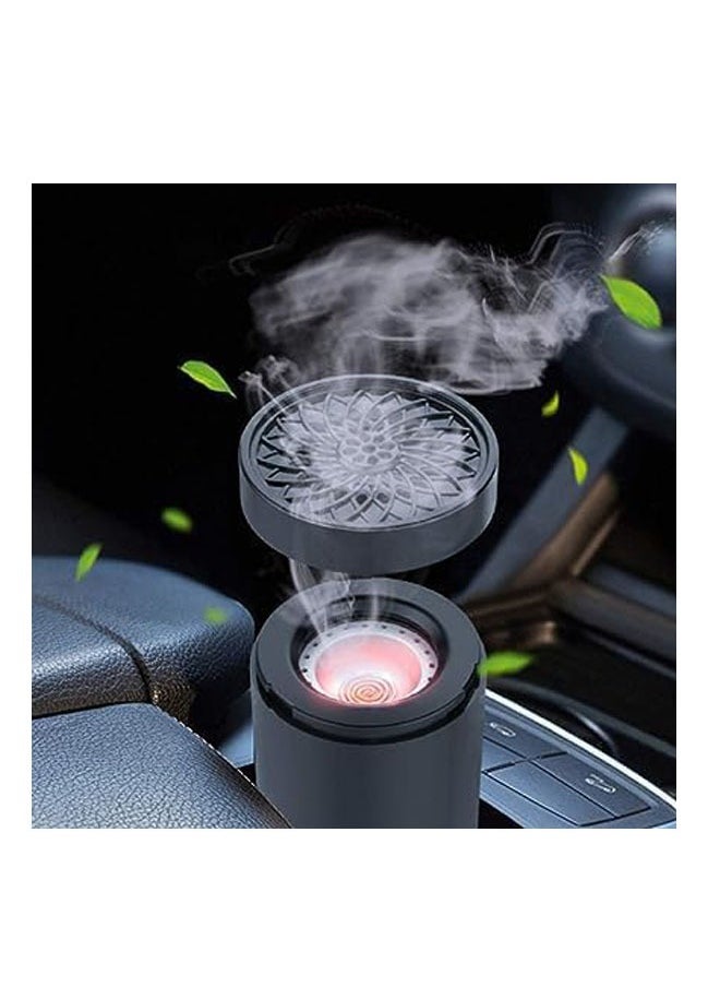Bakhoor BK10 Smart Electric Diffuser Incense Burner Rechargeable Portable USB Type-C Power Black  - Image 3