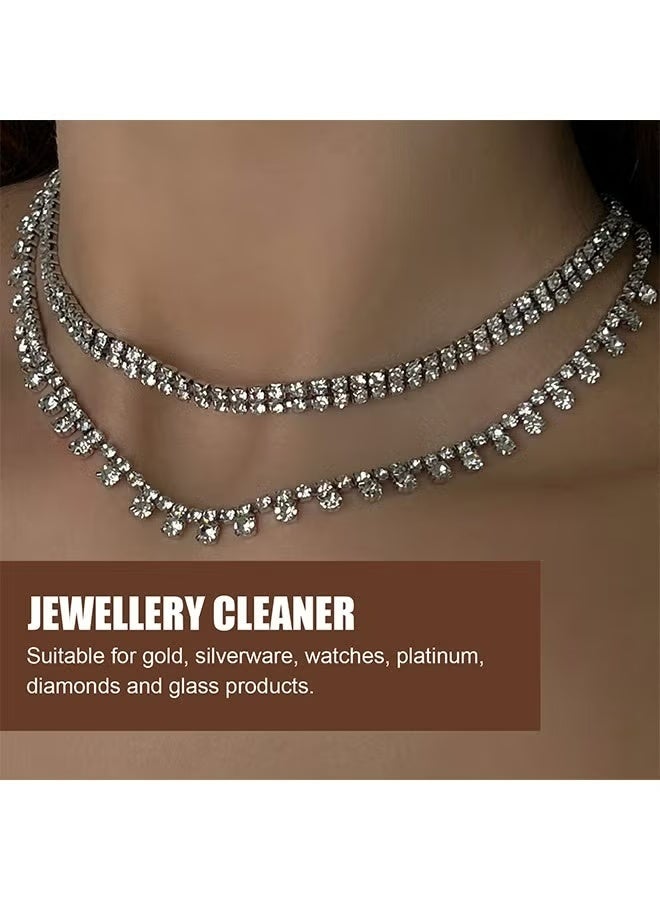 JUE-FISH Jewelry Cleaner—Jewelry Cleaner Solution for Diamond, Gold, Silver, Gemstones, Best Extra Concentrated Formula Silver Jewelry Cleaner For Sonic And Ultrasonic Jewelry Cleaner Solution 100ML - Image 5