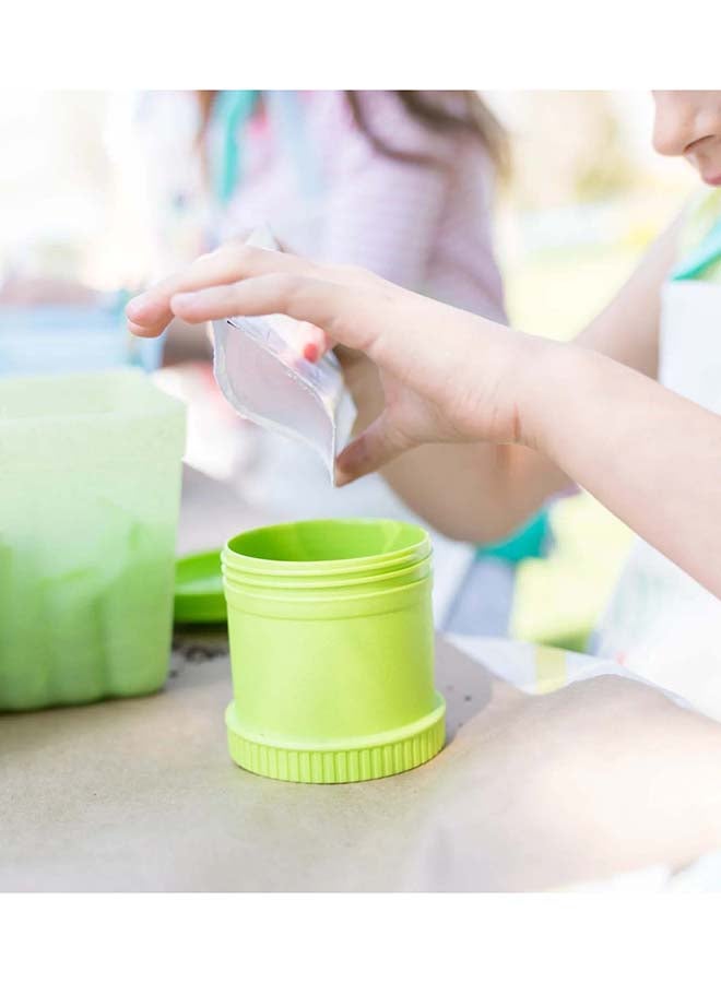 Re-Play Recycled Plastic Snack Stack With Travel Lid - Lime Green - Image 5