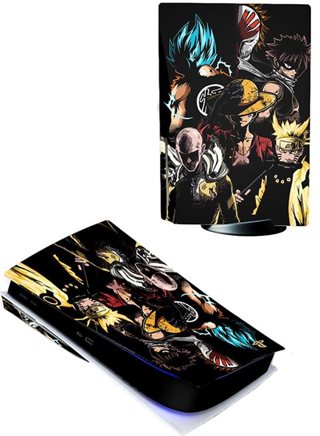 PS5 Controller Skins Set, Skin Wrap Decal Sticker PS5 Digital Edition, Protective Film Sticker for PS5 Console Digital Edition, Skin Sticker Full Cover  - Image 5