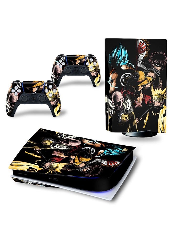 PS5 Controller Skins Set, Skin Wrap Decal Sticker PS5 Digital Edition, Protective Film Sticker for PS5 Console Digital Edition, Skin Sticker Full Cover  - Image 1