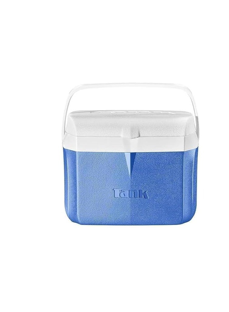 TANK 5L Tank Ice Box Cooler – Compact & Portable Insulated Ice Chest for Camping, Picnic, Office & Travel, Keeps Drinks & Snacks Cold, Durable & Leak-Proof, Blue – 1 Year Warranty - Image 1